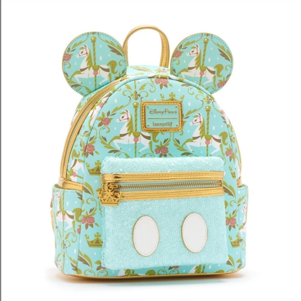 Mickeys Carousel Loungefly mini backpack